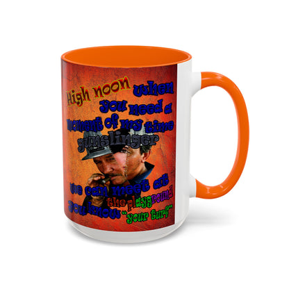 high noon - Accent Mug (burnt orange)