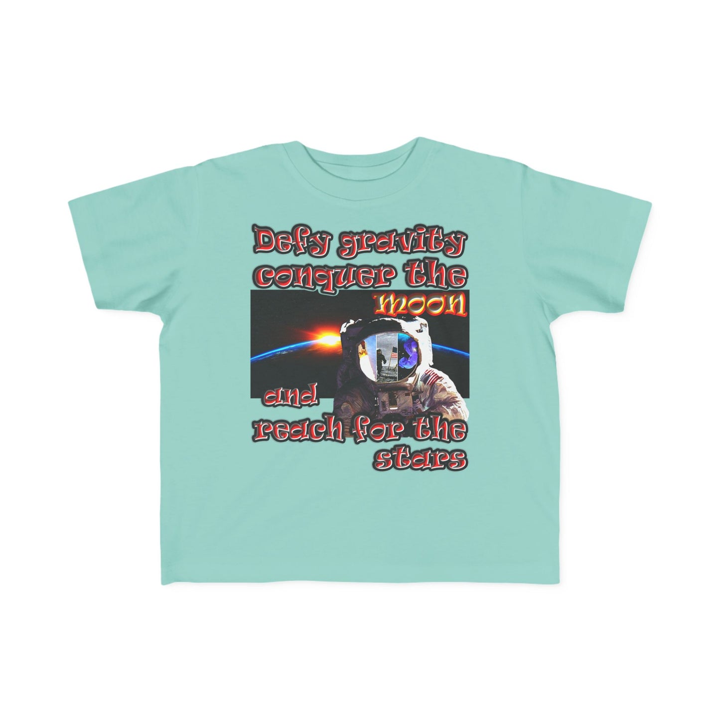 defy conquer reach - Toddler's Fine Jersey Tee