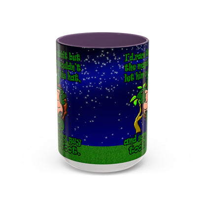 turtle race - Accent Mug ('snoops' background)
