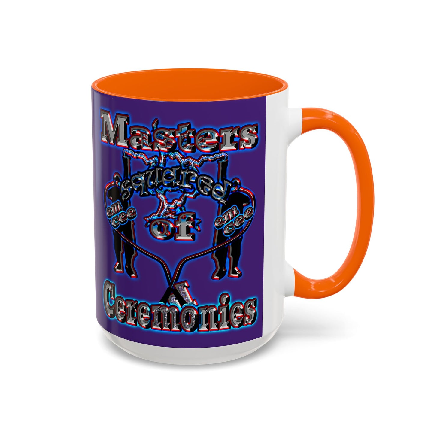 em cee squared - Accent Mug (purple)
