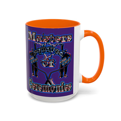 em cee squared - Accent Mug (purple)