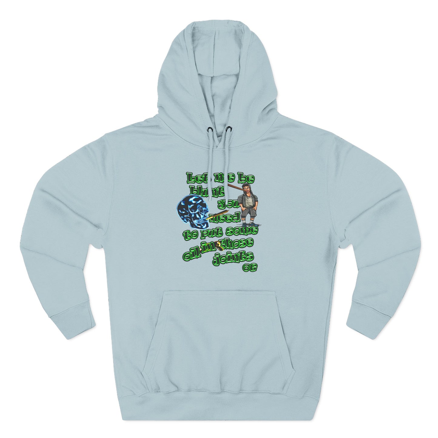 og - Three-Panel Fleece Hoodie