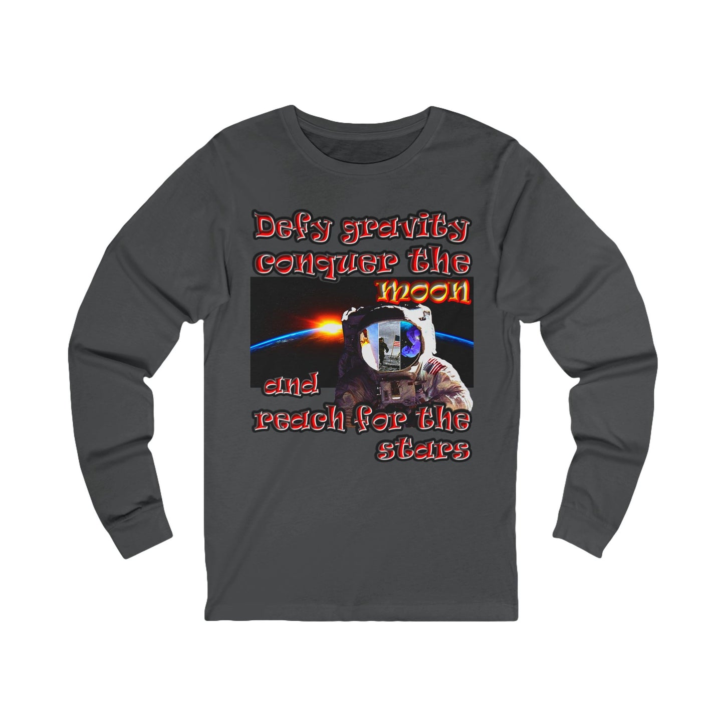 defy conquer reach - Unisex Jersey Long Sleeve Tee