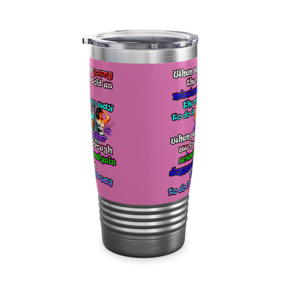doggystyle - Ringneck Tumbler, 20oz (light pink)