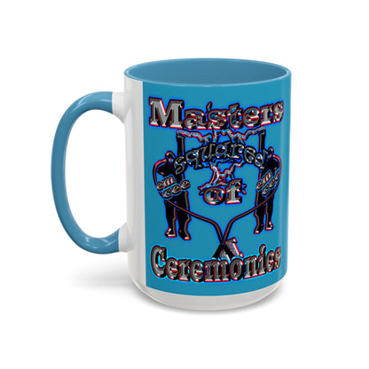 em cee squared - Accent Mug (turquoise)