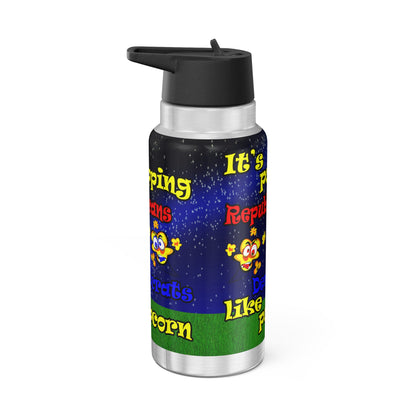 popping like popcorn - Gator Tumbler, 32oz  ('snoops' background)