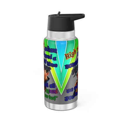 high noon - Gator Tumbler, 32oz  (rainbow split)