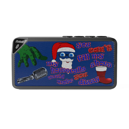 santa's shoes - Jabba Bluetooth Speaker (dark blue)