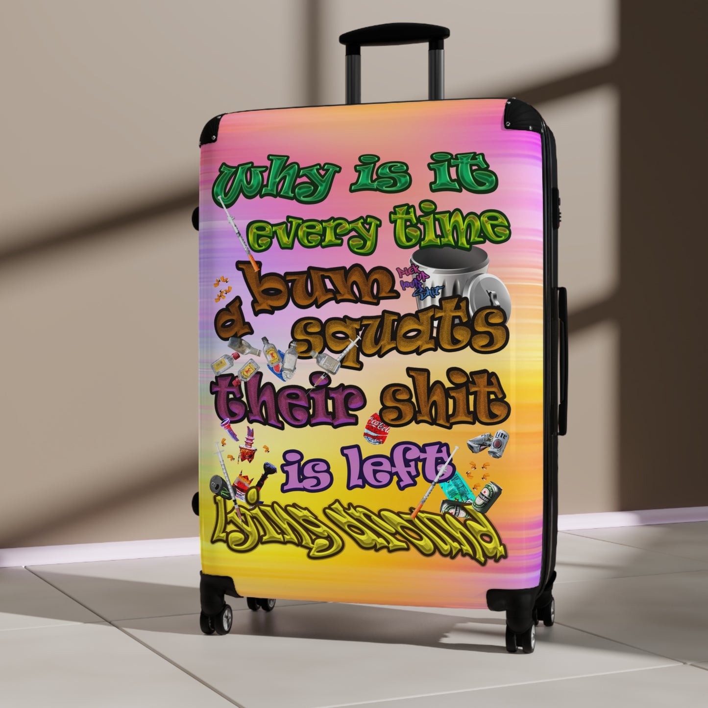 the bum's shit - Suitcase (color blur)