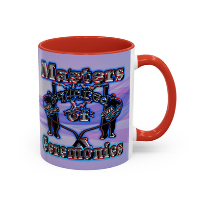 em cee squared - Accent Mug (light blue-pink wave)