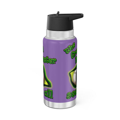 green monster - Gator Tumbler, 32oz (light purple)
