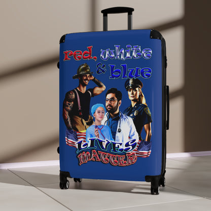 rw&b lives matter - Suitcase (dark blue)