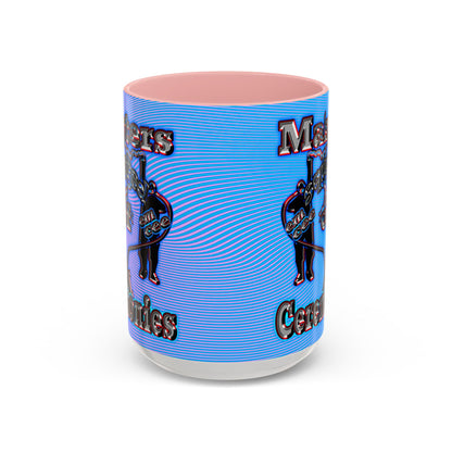 em cee squared - Accent Mug (light blue-purple wave)
