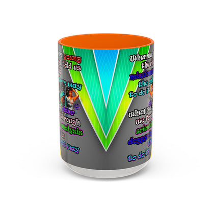 doggystyle - Accent Mug (rainbow split)