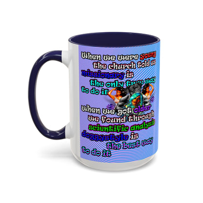 doggystyle - Accent Mug (light blue-purple wave)