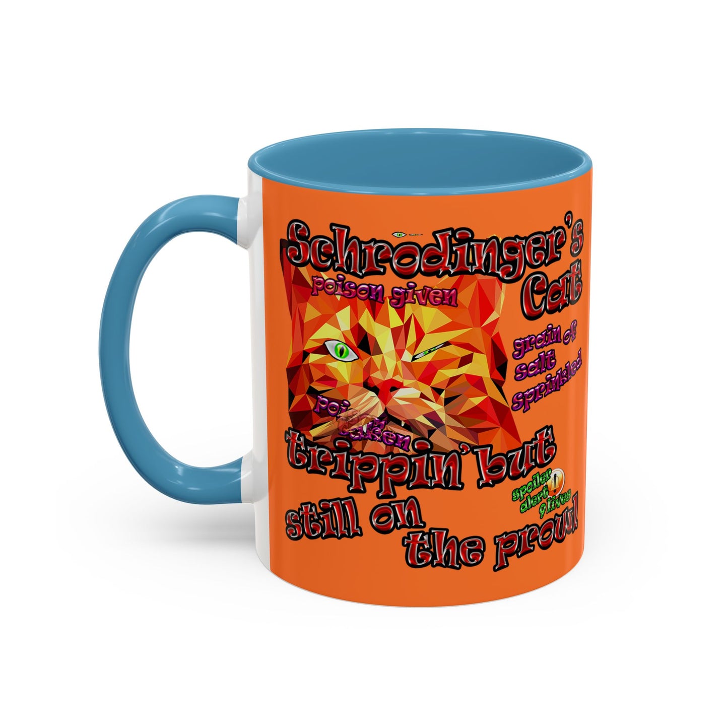 schrodinger's cat - Accent Mug (crusta)