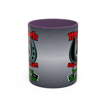 my luck - Accent Mug (brushed nickel)