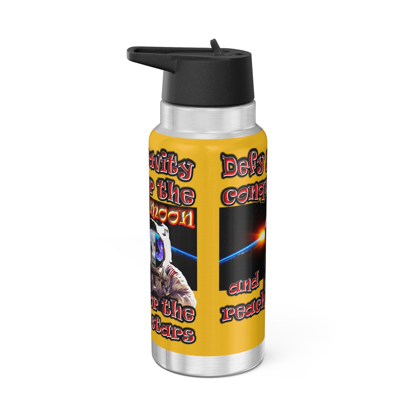 defy conquer reach - Gator Tumbler, 32oz (yellow)