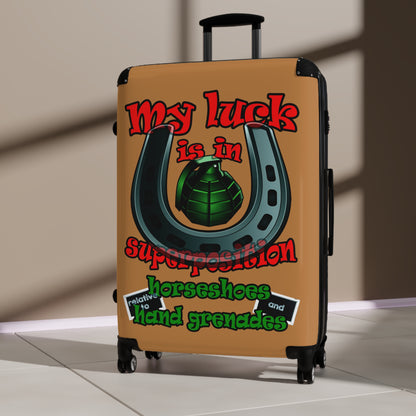 my luck - Suitcase (light brown)