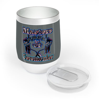 em cee squared - Chill Wine Tumbler (dark grey)