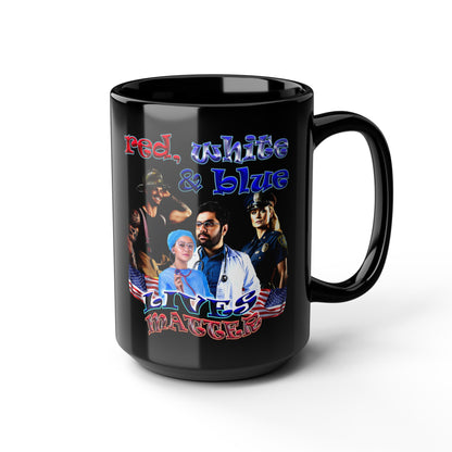rw&b lives matter - Black Mug (black)