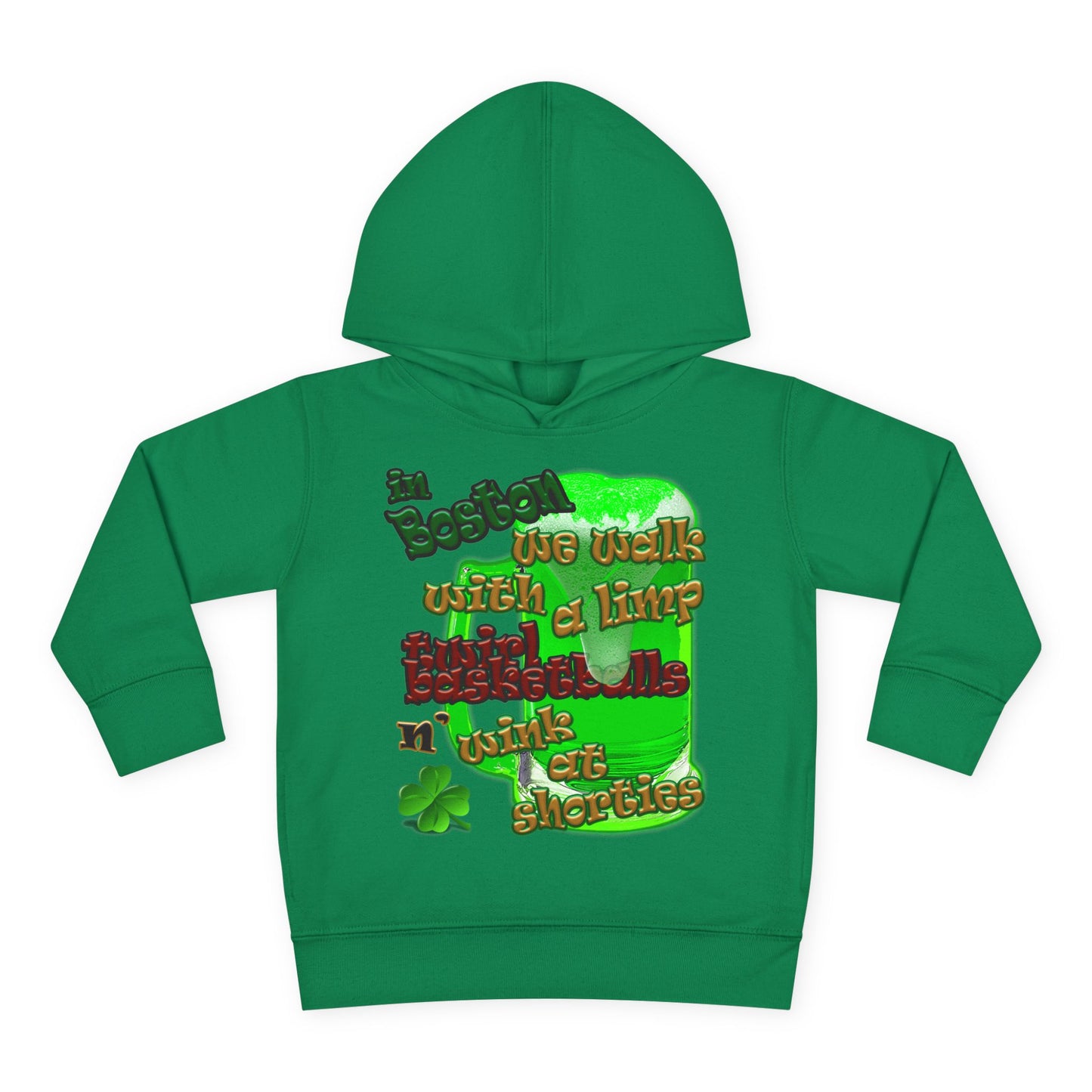 celtics logo - Toddler Pullover Fleece Hoodie