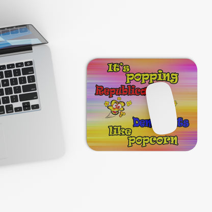 popping like popcorn - Mouse Pad (Rectangle) (color blur)