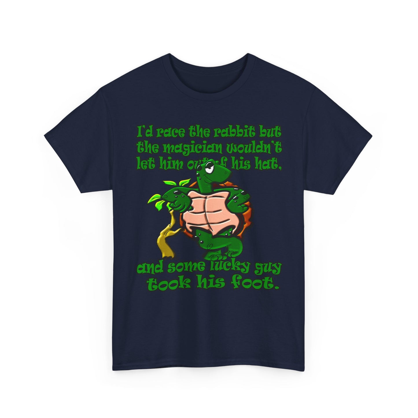 turtle race - Unisex Heavy Cotton Tee