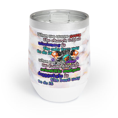 doggystyle - Chill Wine Tumbler (white marble)