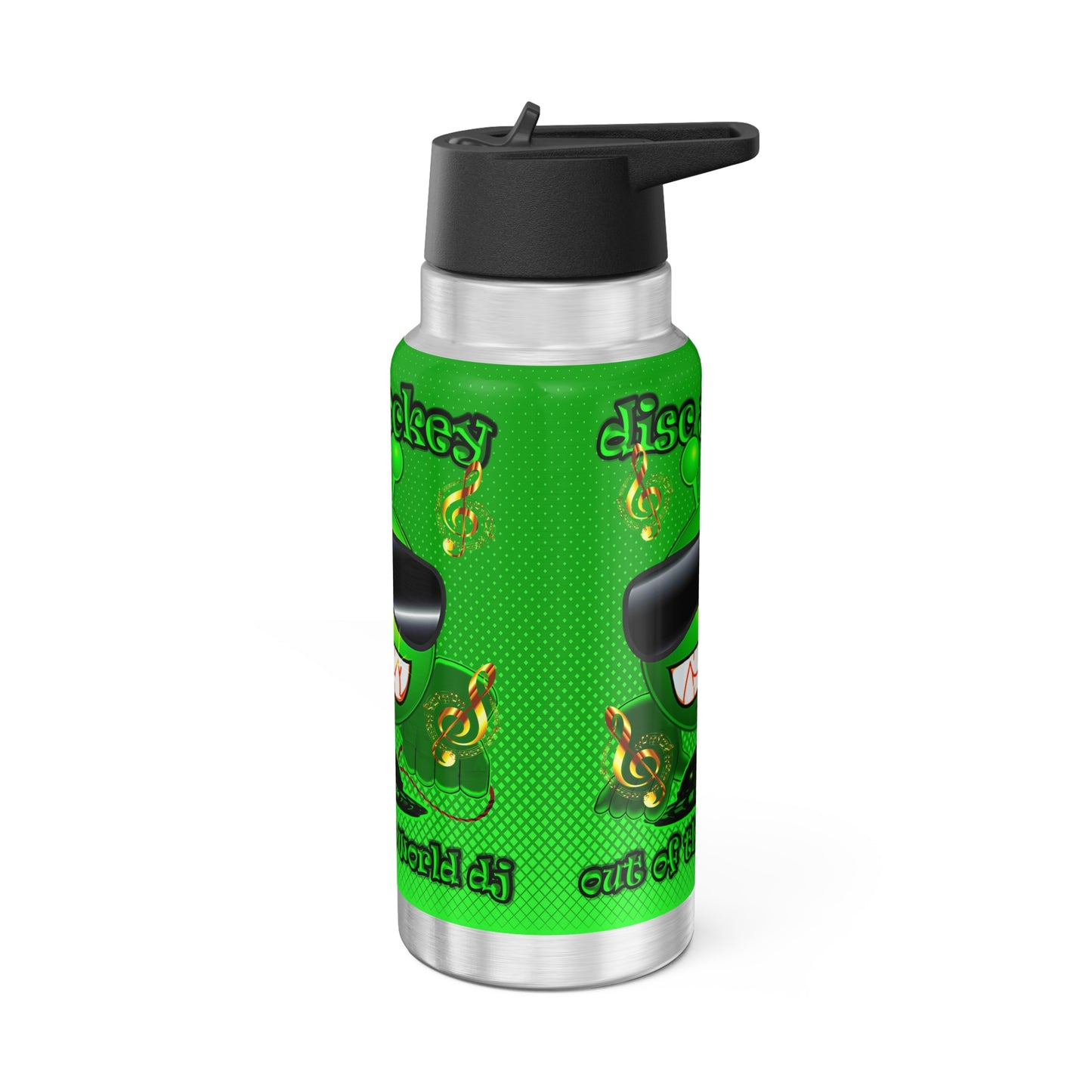 disc jockey - Gator Tumbler, 32oz (logo green)