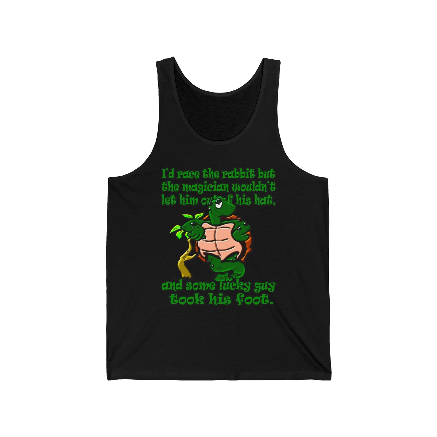 turtle race - Unisex Jersey Tank