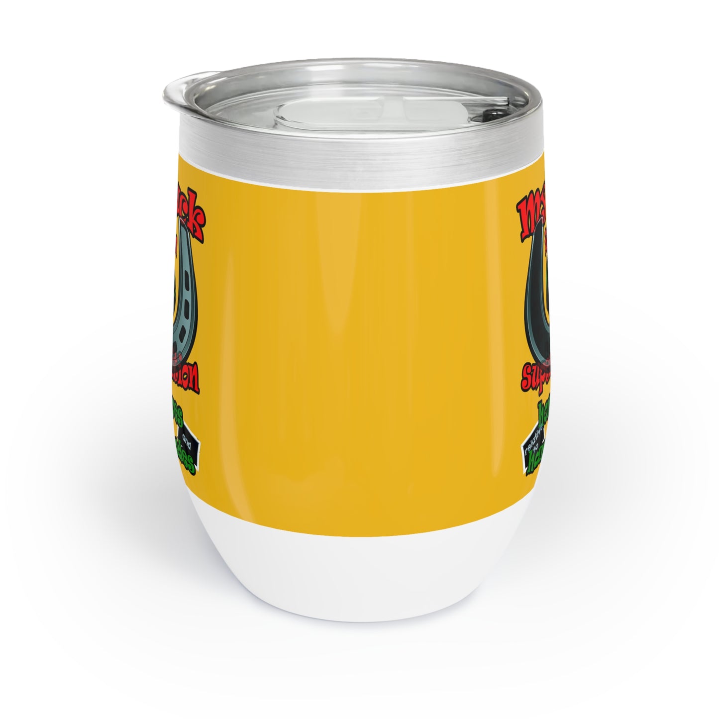 my luck - Chill Wine Tumbler (yellow)