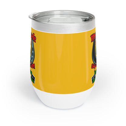 my luck - Chill Wine Tumbler (yellow)