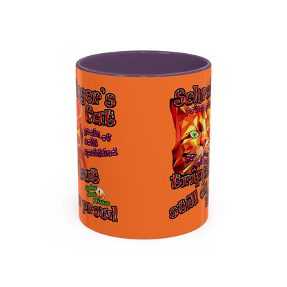 schrodinger's cat - Accent Mug (crusta)