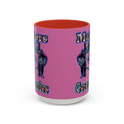 em cee squared - Accent Mug (light pink)