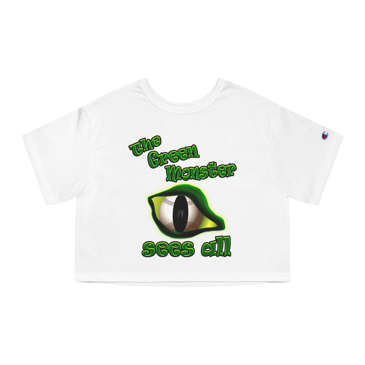 green monster - Champion Women's Heritage Cropped T-Shirt