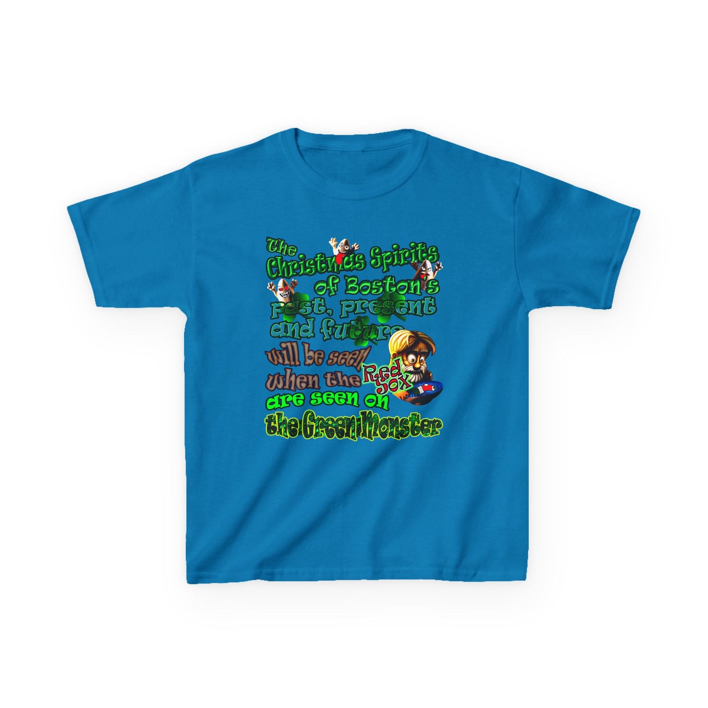 christmas spirits of boston - Kids Heavy Cotton™ Tee