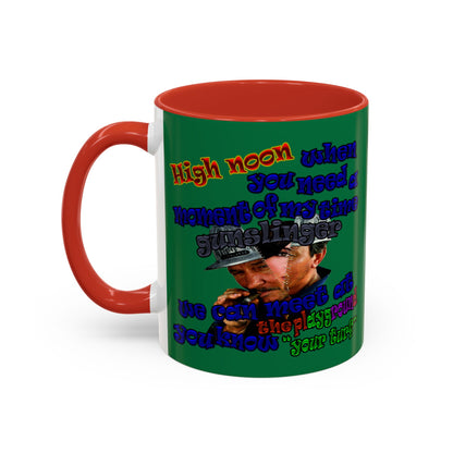 high noon - Accent Mug (dark green)