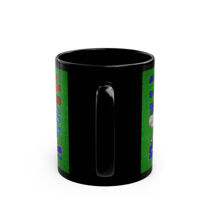 drop the beat - Black Mug (green turf)