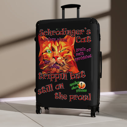 schrodinger's cat - Suitcase (black)