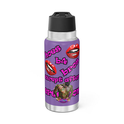 hoes b4 bros - Gator Tumbler, 32oz (light purple)