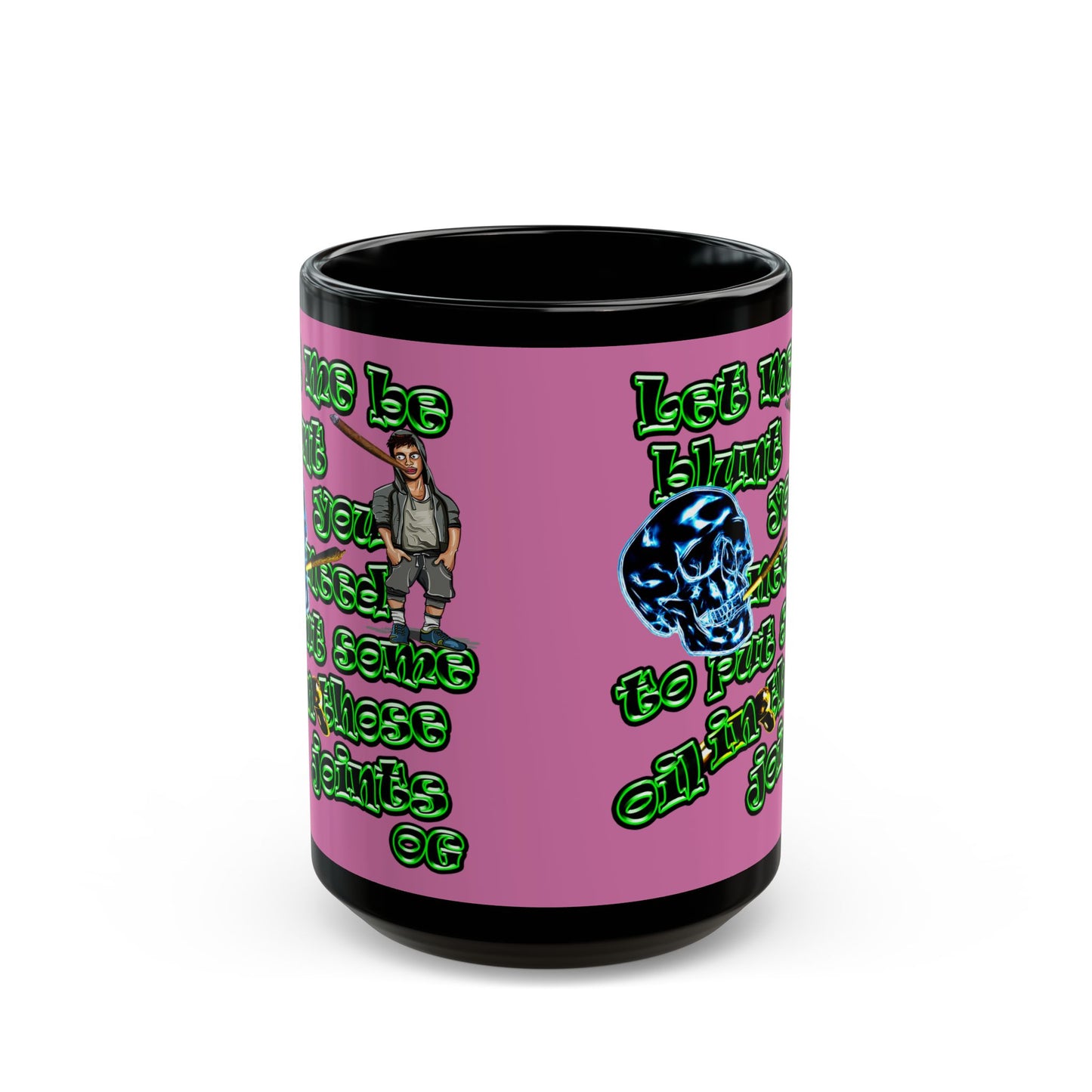 og - Black Mug (light pink)