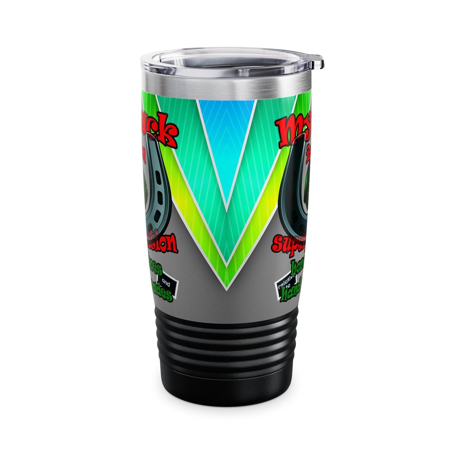 my luck - Ringneck Tumbler, 20oz (rainbow split)