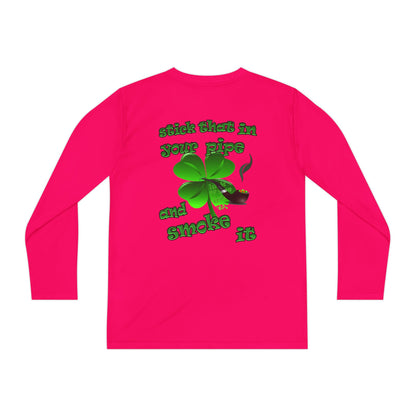celtics logo - Youth Long Sleeve Competitor Tee