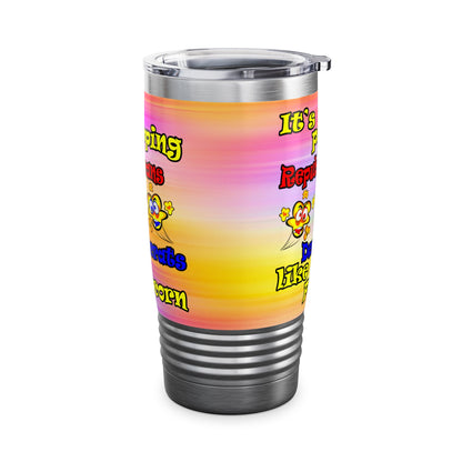 popping like popcorn - Ringneck Tumbler, 20oz (color blur)