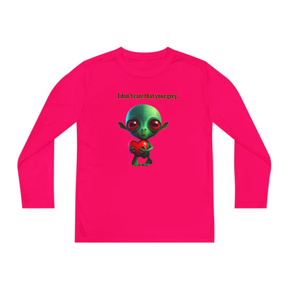 I don't care that your grey - Youth Long Sleeve Competitor Tee