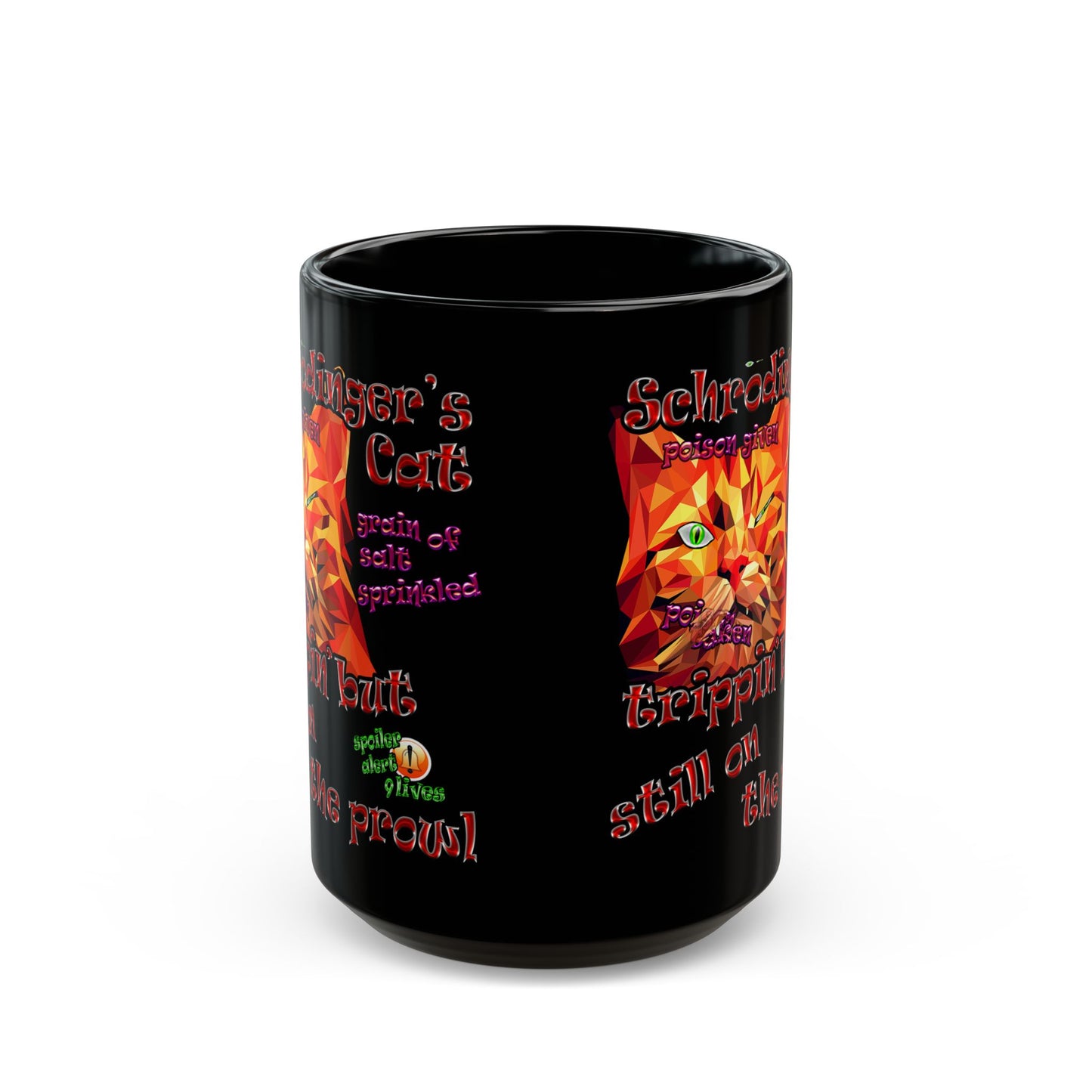 schrodinger's cat - Black Mug (black)