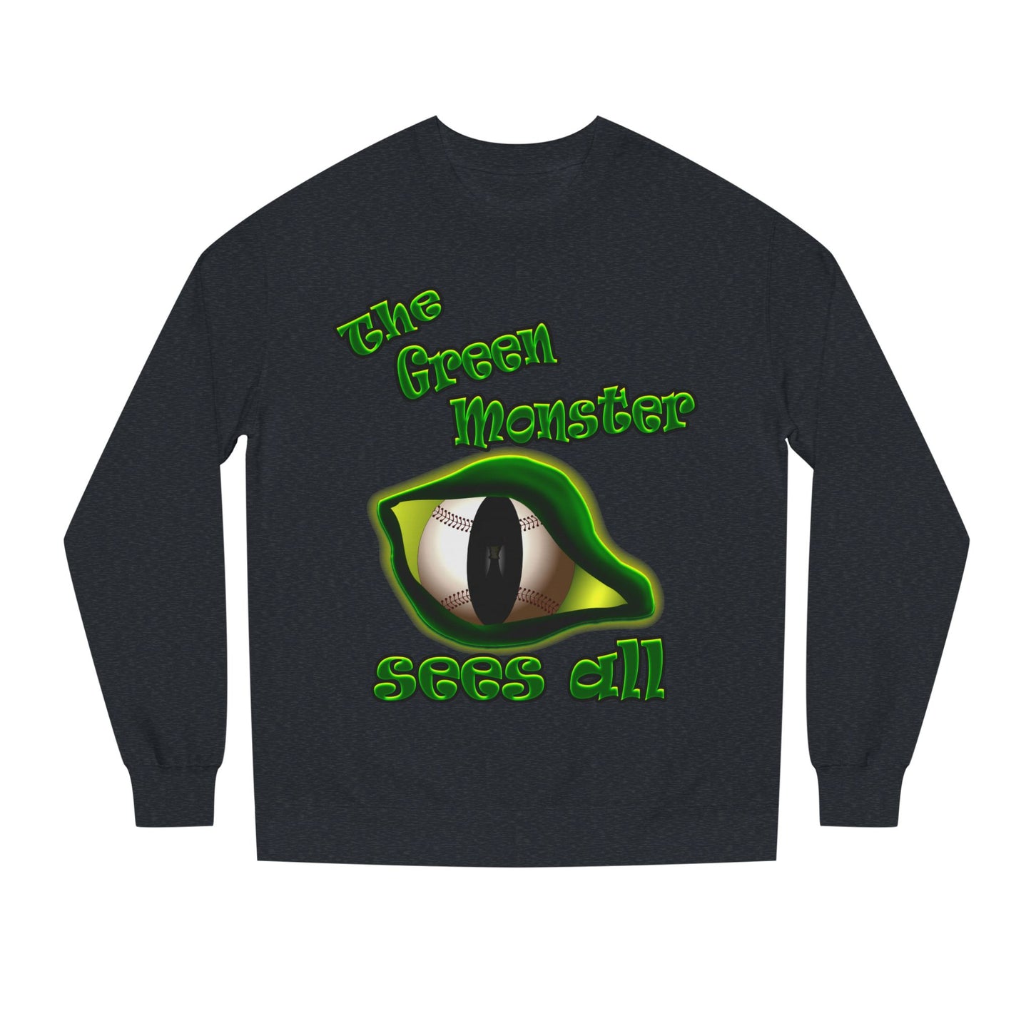 green monster - Unisex Crew Neck Sweatshirt