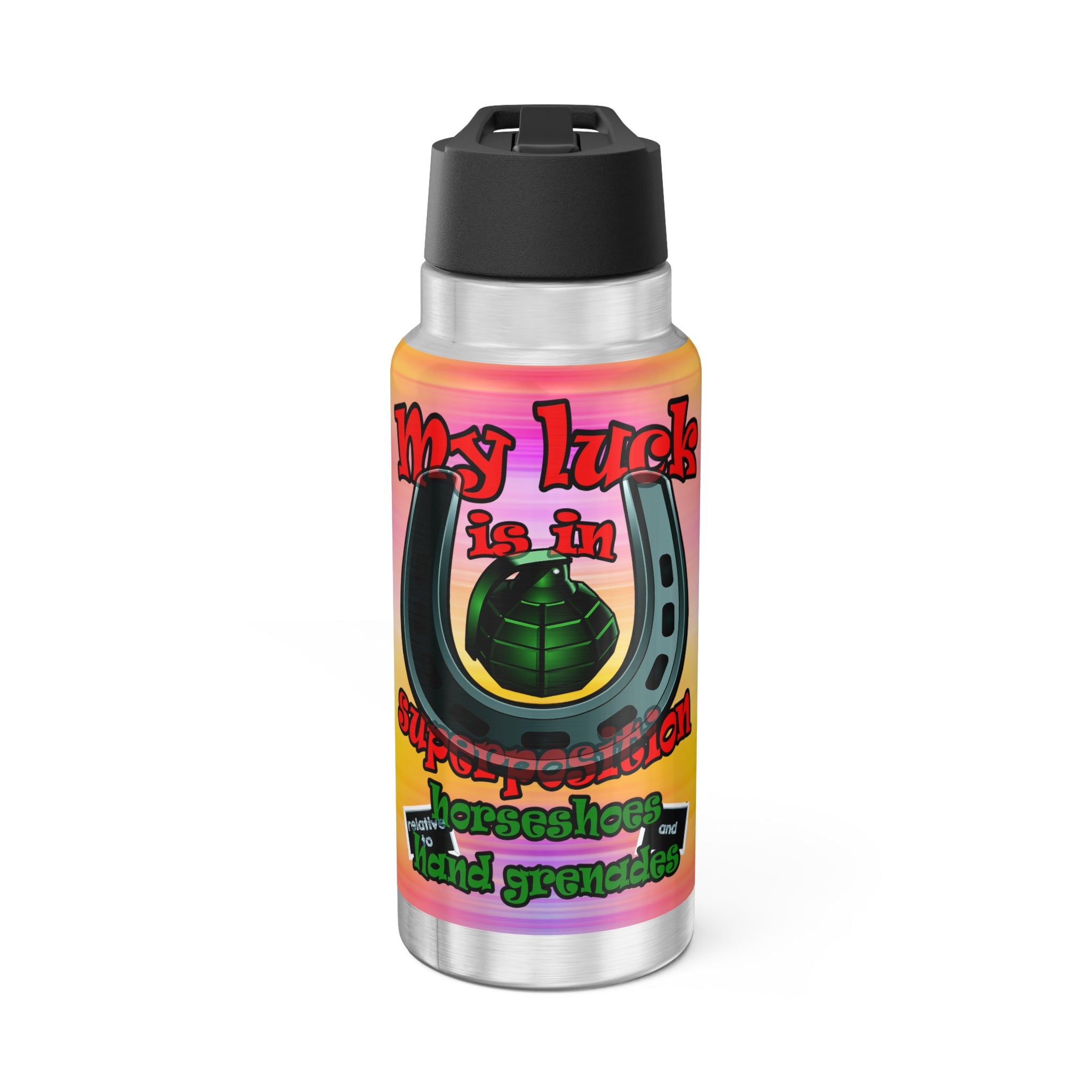 my luck - Gator Tumbler, 32oz  (color blur)