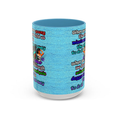 doggystyle - Accent Mug (faded blue)